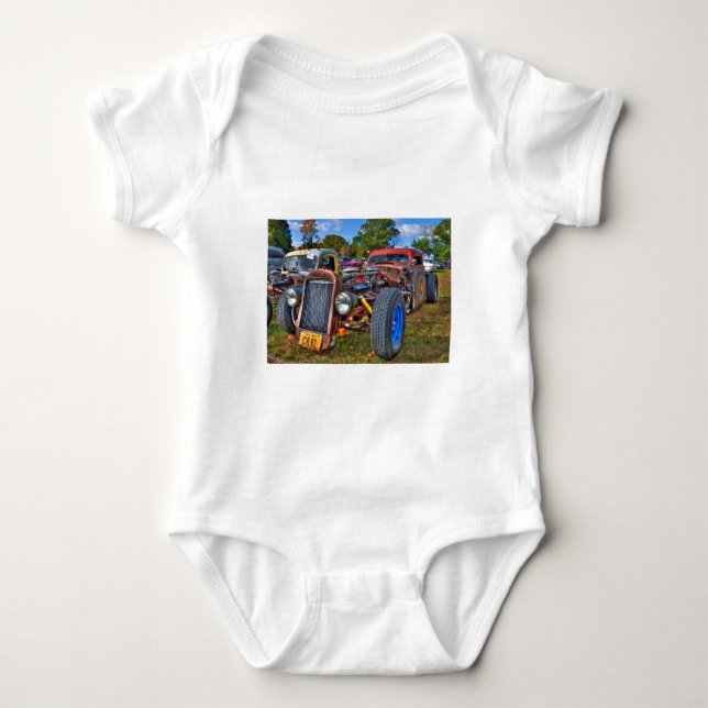 Rat Rod Baby Bodysuit (Front)