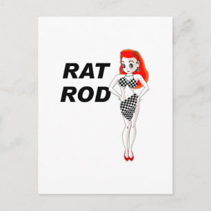 Rat Rod Postcard