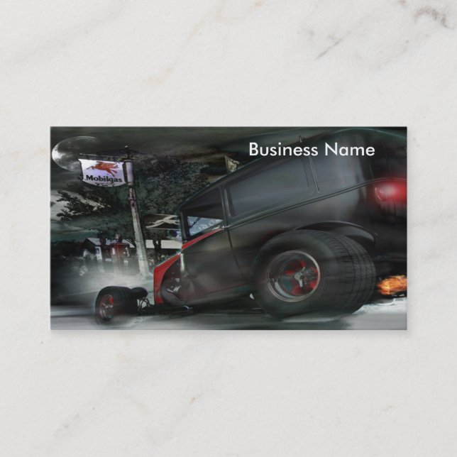 Rat Rodder Business Card (Front)