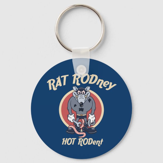rat-rodney1-DKT Key Ring (Front)