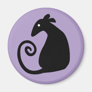 Rat Silhouette magnet