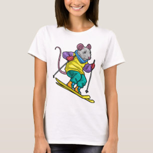 Rat Skier Ski Winter sports T-Shirt
