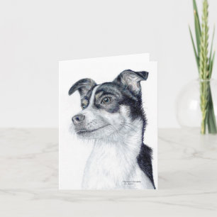 Rat Terrier Blank Note Card