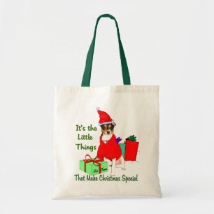 Rat Terrier Christmas Gifts Tote Bag