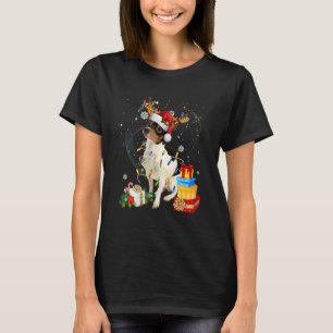 Rat Terrier Christmas Tree Light Pajama Dog Xmas T-Shirt