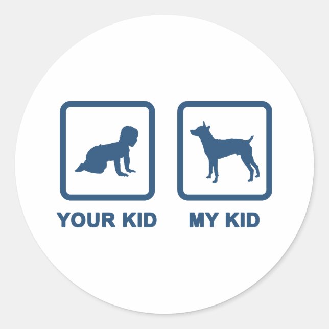 Rat Terrier Classic Round Sticker (Front)