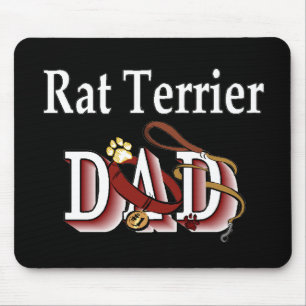 Rat Terrier Dad Gifts Mouse Mat