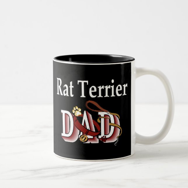 Rat Terrier Dad Mug (Right)