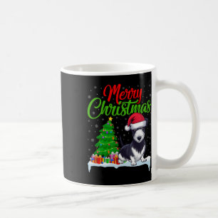 Rat Terrier Dog Christmas Tree Lights Funny Xmas D Coffee Mug
