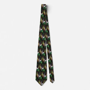 Rat Terrier Dog in St. Patrick's Day Dress Tie