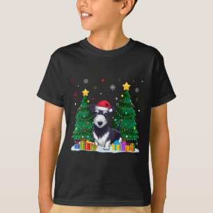 Rat Terrier Dog Lovers Santa Hat Ugly Christmas Sw T-Shirt