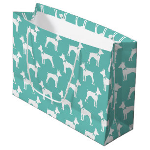 Rat Terrier Dog Puppy Large Gift Bag