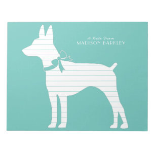 Rat Terrier Dog Puppy Notepad