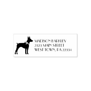 Rat Terrier Dog Puppy Self-inking Stamp