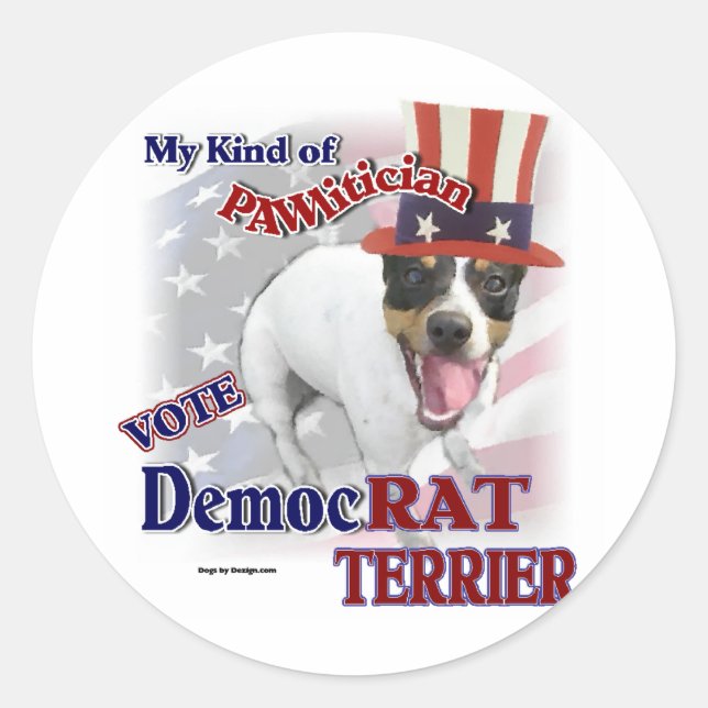 RAT TERRIER Gifts Classic Round Sticker (Front)
