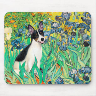 Rat Terrier - Irises Mouse Mat