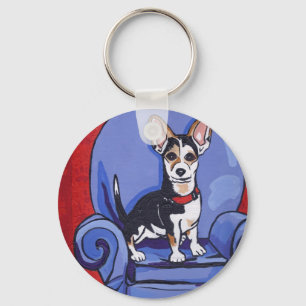Rat Terrier Key Chain
