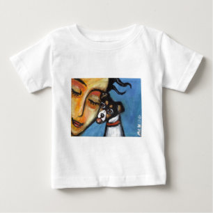 Rat Terrier kiss Baby T-Shirt