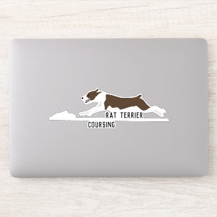 Rat terrier lure coursing sticker