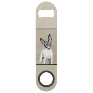 Rat Terrier Painting - Cute Original Dog Art