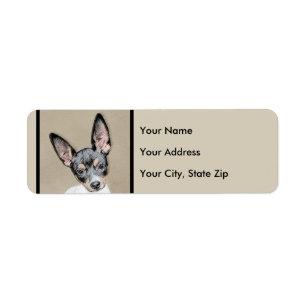 Rat Terrier Painting - Cute Original Dog Art