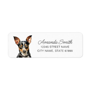Rat Terrier Return Address Labels
