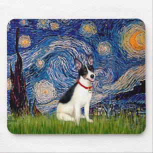 Rat Terrier - Starry Night Mouse Mat