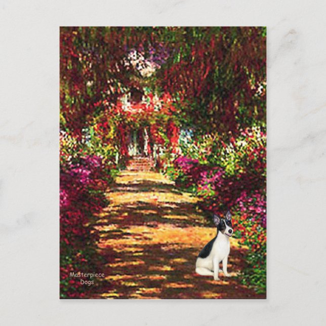 Rat Terrier - The Path Postcard (Front)