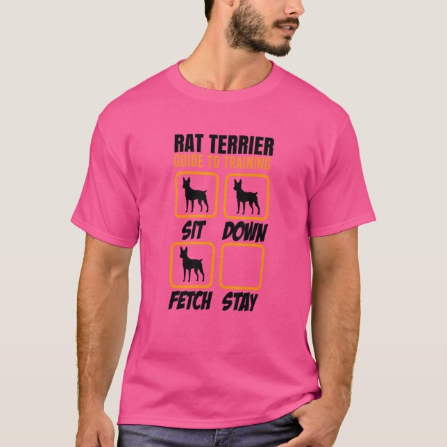 Rat Terrier Training Guide Dog Owner T-Shirt (Front)