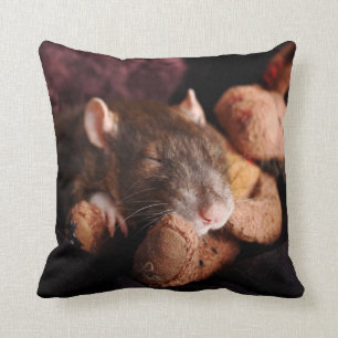 Rat Throw Pillow