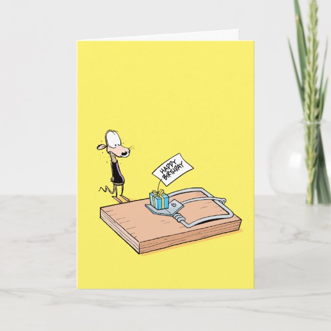 Rat Trap Happy Birthday Card (Front)