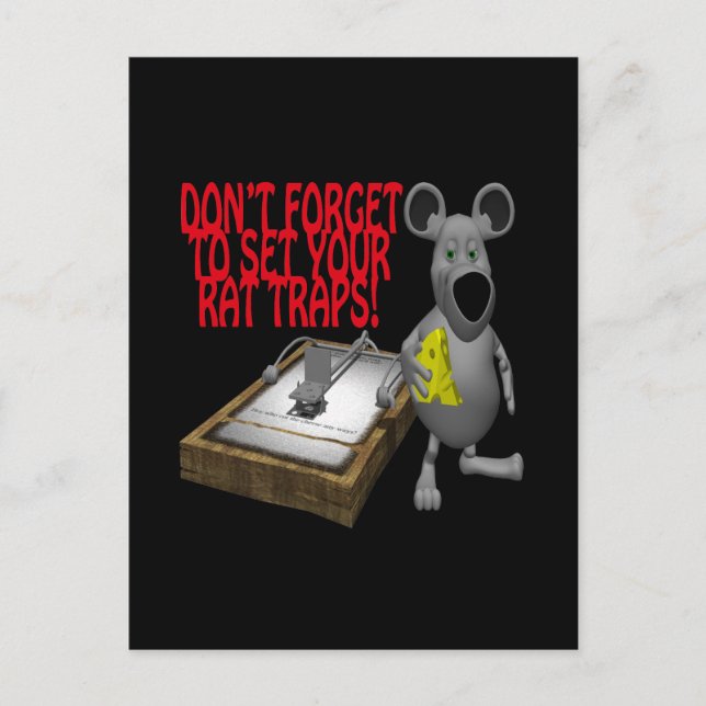 Rat Traps Postcard (Front)