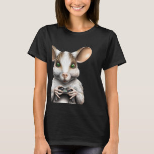 Rat with game controller gamer mouse T-Shirt