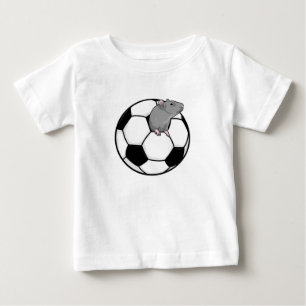 Rat with Soccer ball Baby T-Shirt