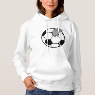 Rat with Soccer ball Hoodie