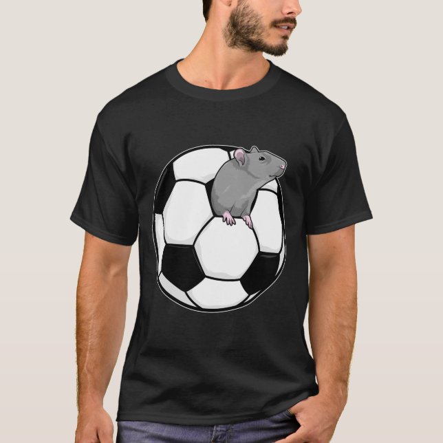 Rat with Soccer ball T-Shirt (Front)