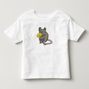 Rat with yellow Flower Toddler T-Shirt