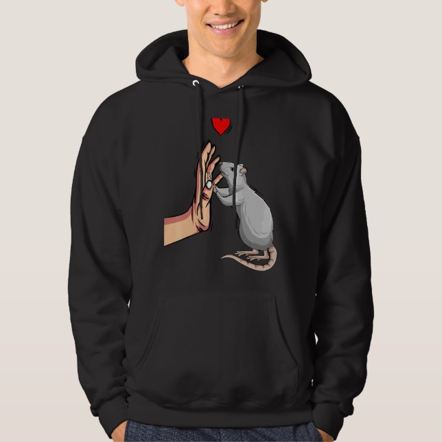 Rat Women Girls Hoodie (Front)