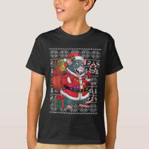 Rat Xmas Sweater Style Ugly Santa Rat Christmas
