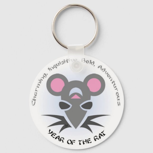 Rat Year Key Ring (Front)