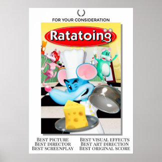 Ratatoing  Awards Consideration Advertisement Poster
