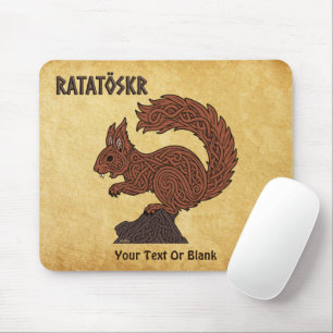Ratatöskr, Norse/Viking Squirrel Mouse Mat