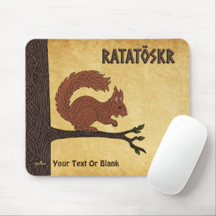 Ratatöskr, Norse/Viking Squirrel Mouse Mat