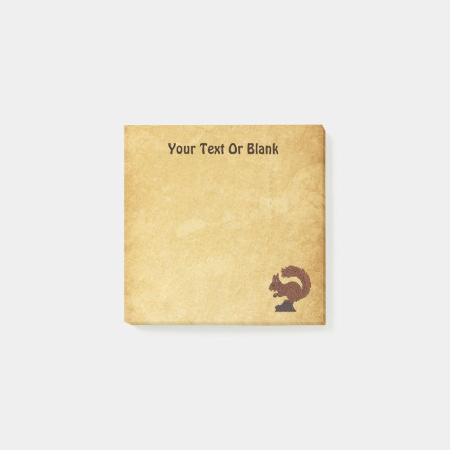Ratatöskr, Norse/Viking Squirrel Post-it Notes (Front)