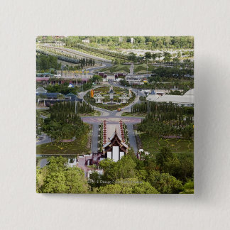 Ratchaphruek Flower Festival 15 Cm Square Badge