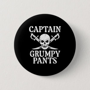 Rate Captain Mpy Pants Funny Humor Quote Men Women 6 Cm Round Badge