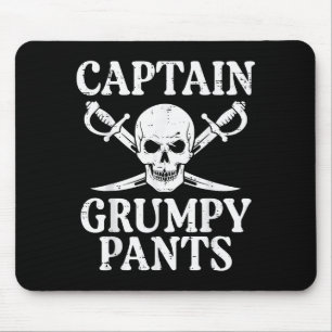 Rate Captain Mpy Pants Funny Humor Quote Men Women Mouse Mat