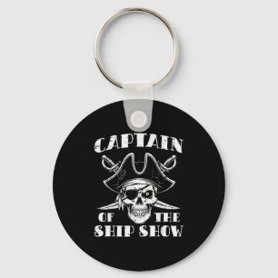 Rate Captain Of The Ship Show Funny Humor Pun Men Key Ring
