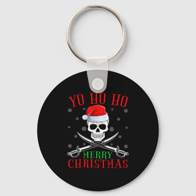Rate Lover Matching Santa Yo Ho Ho Rate Merry Chri Key Ring (Front)