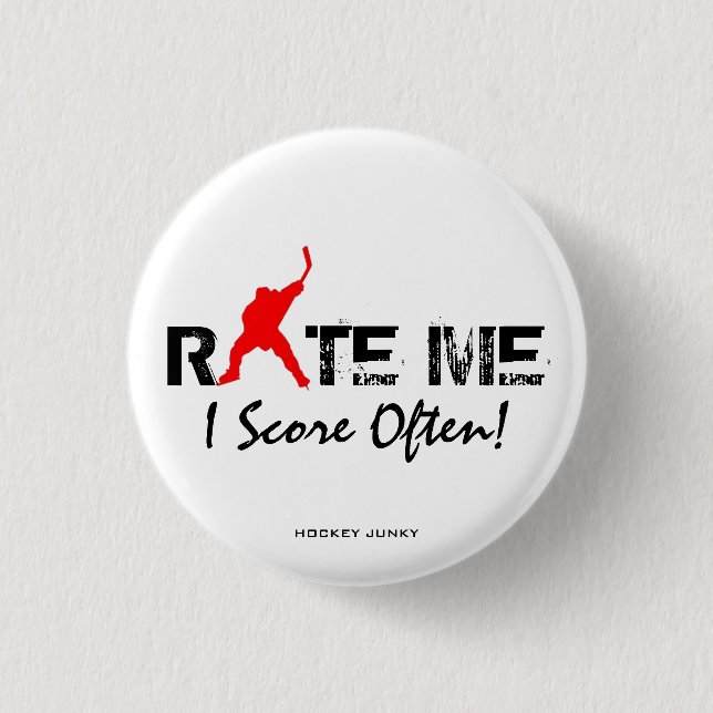 RATE ME 3 CM ROUND BADGE (Front)